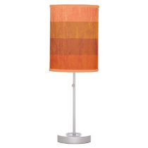 Retro Orange Striped Table Lamp Retro Orange Striped Table Lamp