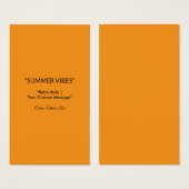 Retro Orange Texture – Summer Vibes Art (Front & Back)