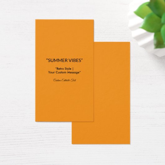 Retro Orange Texture – Summer Vibes Art (Desk)