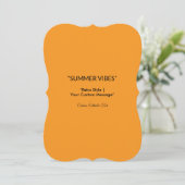 Retro Orange Texture – Summer Vibes Art (Standing Front)