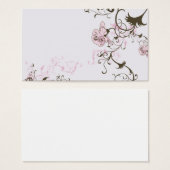 Retro orchid Profile Card (Front & Back)