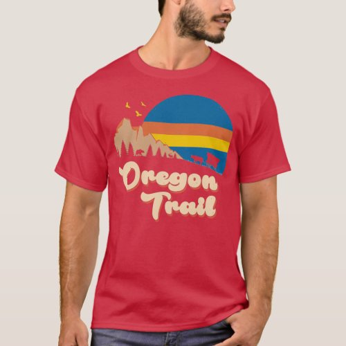 Retro Oregon Trail T_Shirt