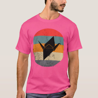 Retro Origami Shirt Japanese Origami Fold