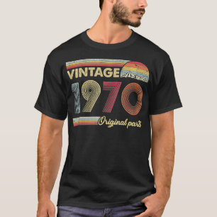 Retro Original Parts 50th Vintage 1970 Birthday  T-Shirt