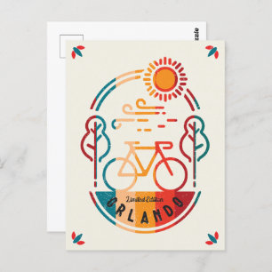 Retro Orlando Bike Trail Postcard