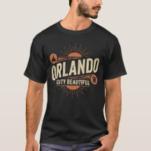 Retro Orlando City Beautiful Florida Sunburst