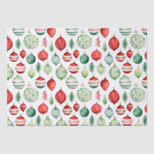 Retro Ornament Christmas Tissue Paper