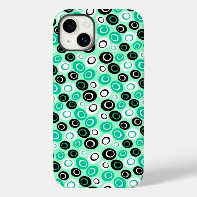 Retro Ovals Case-Mate iPhone Case (Back)