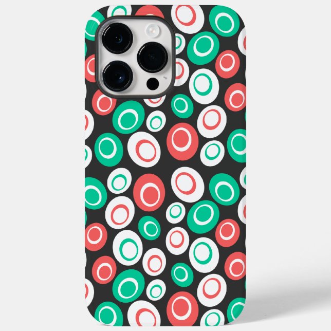 Retro Ovals Case-Mate iPhone Case (Back)
