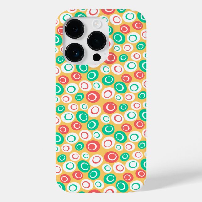 Retro Ovals Case-Mate iPhone Case (Back)