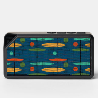 Retro Ovals Lines & Dots Bluetooth Speaker