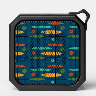 Retro Ovals Lines & Dots Bluetooth Speaker
