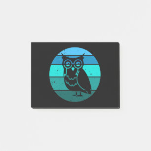 Retro Owl Post-it Notes