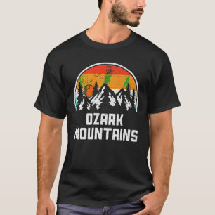 Retro Ozark Mountains Arkansas Hiking Mountains Na T-Shirt
