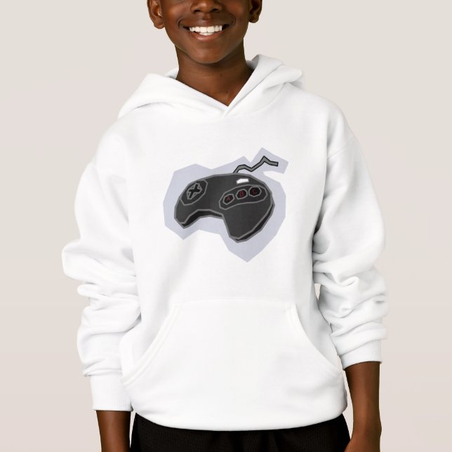 Retro Pad 2 - Video Games Gamer Gaming Snes Hoodie (Front)