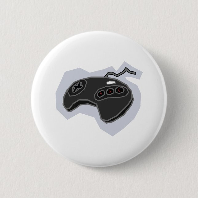 Retro Pad 2 - Video Games Gamer Gaming Snes Pinback Button (Front)