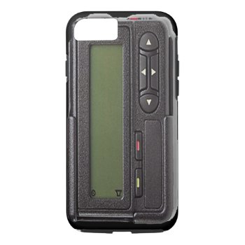 Retro Pager Iphone 7 Case by kinggraphx at Zazzle