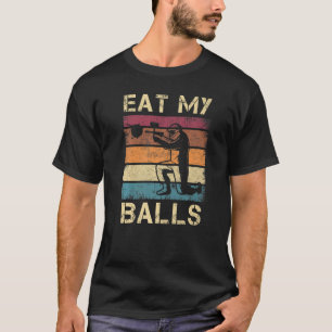 Retro Paintball Warrior Vintage funny saying Balls T-Shirt