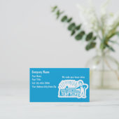 Retro Painter Business Cards (Standing Front)