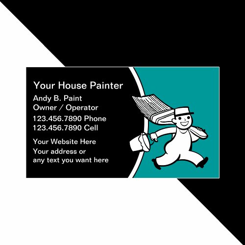 Retro Painter Business Cards