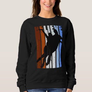 Retro Pairs Ice Dancing Figure Dancers Skating Ska Sweatshirt