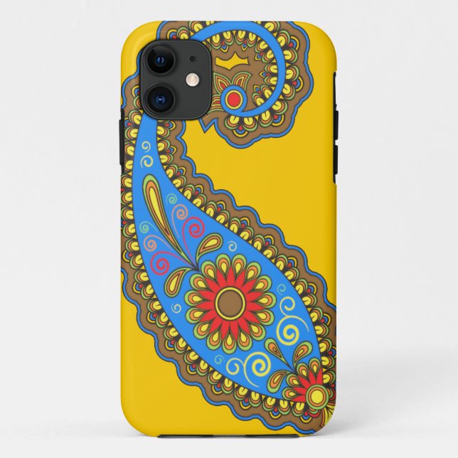 Retro Paisley Case-Mate iPhone Case (Back)