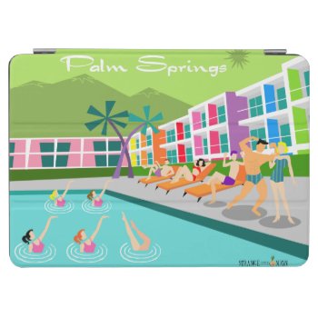 Retro Palm Springs Hotel Ipad Smart Cover by StrangeLittleOnion at Zazzle