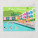 Retro Palm Springs Hotel Postcard
