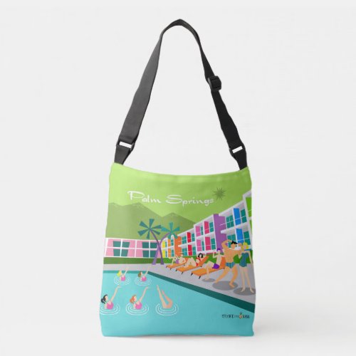 Retro Palm Springs Hotel Tote