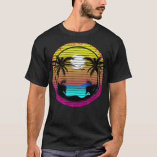 Retro Palm Tree and christmas key west T-Shirt