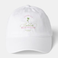 Retro Palm Tree Custom Name Beach Bachelorette
