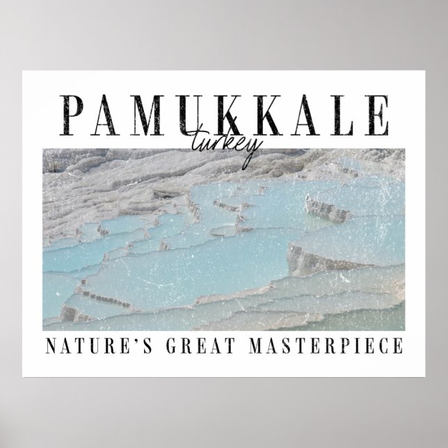 Retro Pamukkale Poster (Front)
