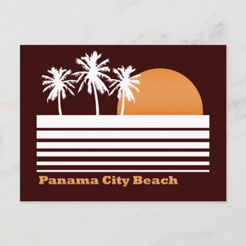Retro Panama City Beach Postcard