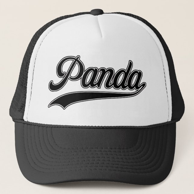 Retro Panda Trucker Hat (Front)