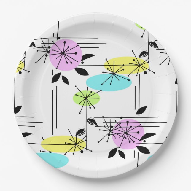 Retro . paper plates (Front)