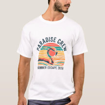 Retro Paradise Crew Summer Escape 2026 Flamingo