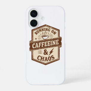Retro Parent and Coffee Lover Humor iPhone 16 Case