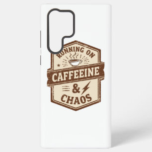 Retro Parent and Coffee Lover Humor Samsung Galaxy S22 Ultra Case