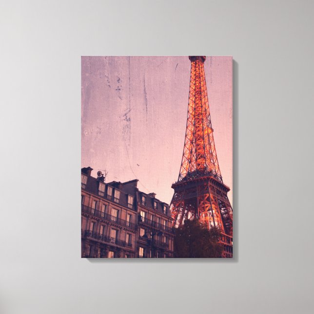 Retro Paris - Always a Good Idea - Wrapped Canvas Print (Front)