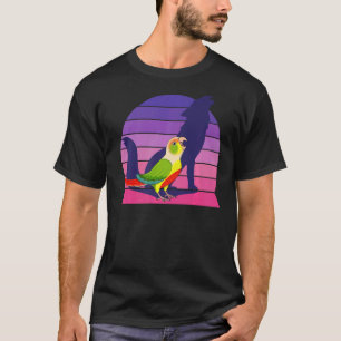 Retro Parrot I Howling Wolf I Screaming Pineapple T-Shirt