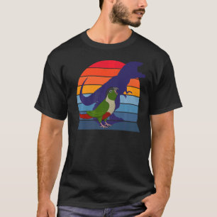 Retro Parrot I Tyrannosaurus Rex I Screaming Green T-Shirt