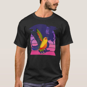 Retro Parrot I Winged Dragon I Screaming Jenday Co T-Shirt