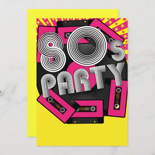 Retro Party Background (Front/Back)