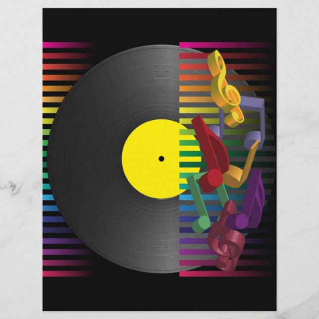 Retro Party Background Flyer (Front)