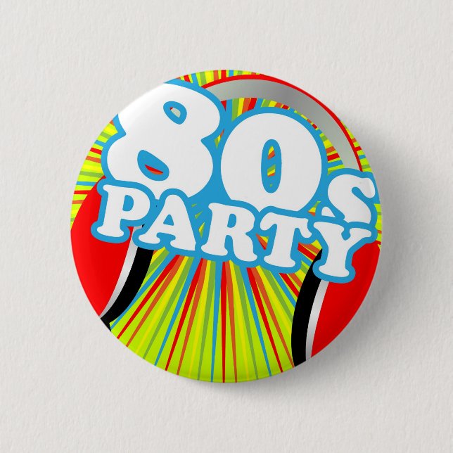 Retro Party Button (Front)