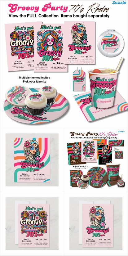 Retro Party for Girls 70's Theme Disco Groovy 