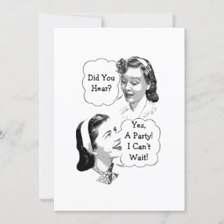 Retro Party Invitation