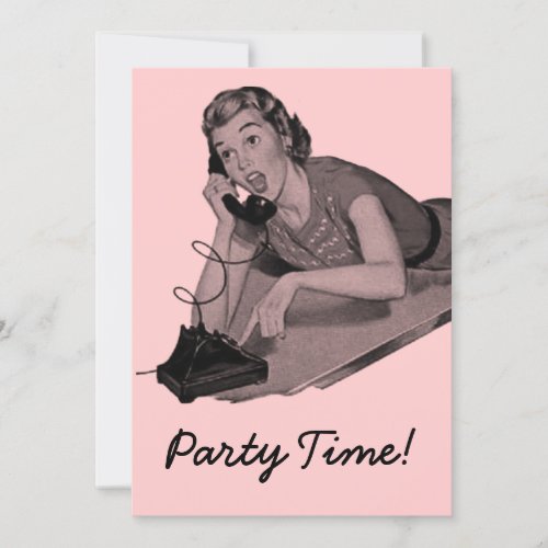 Retro Party Announcement