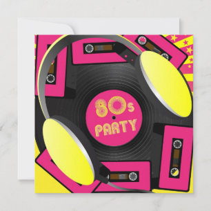 Retro Party Invitation