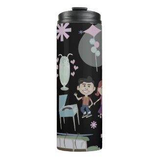 Retro Party Pattern Fifties Kids Cute Cartoon